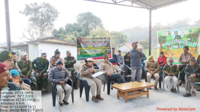 स्थानीय खत्तावासियों के साथ बैठक