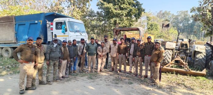 वन सुरक्षा बल की धमाकेदार छापेमारी