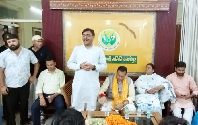 हेमंत द्विवेदी का काशीपुर में स्वागत, श्रद्धा का उत्सव।