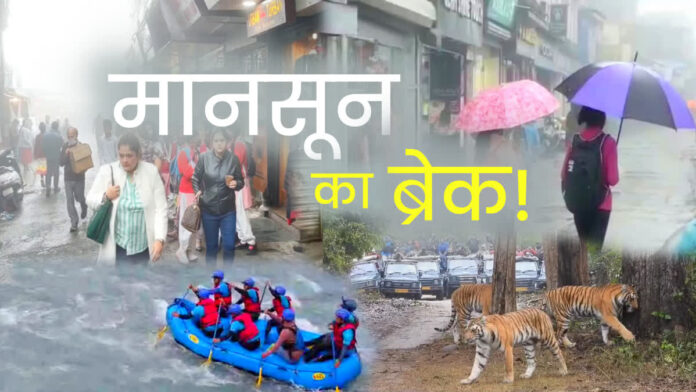 बारिश में थमी राफ्टिंग, वीरान हुए घाट और जंगल।