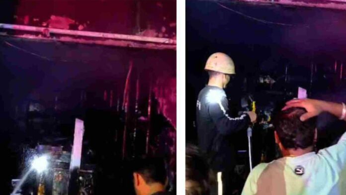 आग की लपटों में जलती शेखर दुआ की मेहनत राख