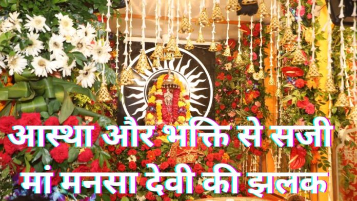 आस्था और भक्ति से सजी मां मनसा देवी की झलक