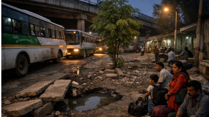 अव्यवस्था के साए में काशीपुर रोडवेज यात्री इंतजार और परेशानी झेलते