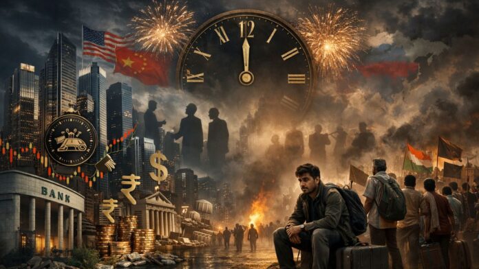 नया साल पुरानी चुनौतियाँ भारत की राह सवालों और उम्मीदों से भरी