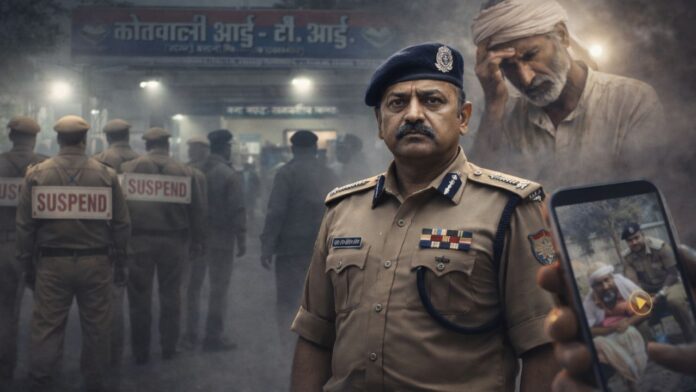 लापरवाही पर गिरी गाज, किसान की मौत ने हिलाई पुलिस व्यवस्था