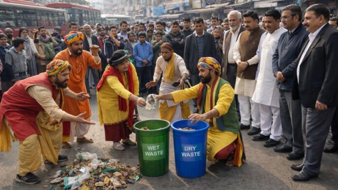 नुक्कड़ नाटक से जगी स्वच्छता की चेतना