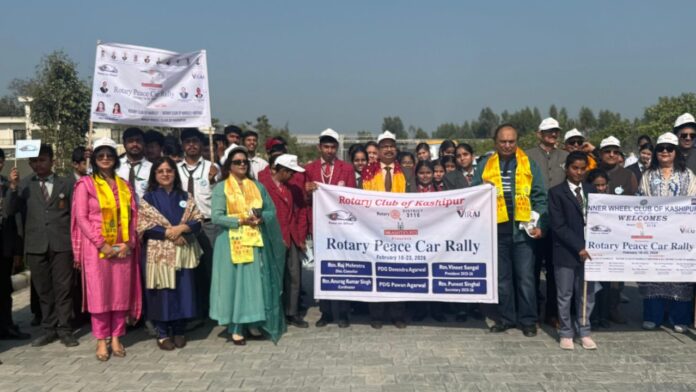 सेवा, शांति और सद्भाव का संदेश लेकर आगे बढ़ती रोटरी रैली
