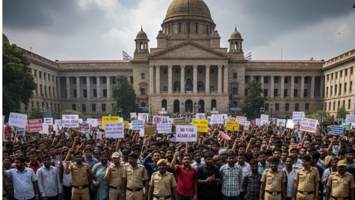 शिक्षा बचाओ, समानता निभाओ, UGC काले कानून के खिलाफ एकजुट आवाज़