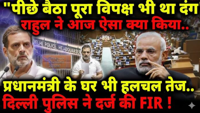 संसद में उठा तूफान, भारत के भविष्य पर सीधी सियासी जंग