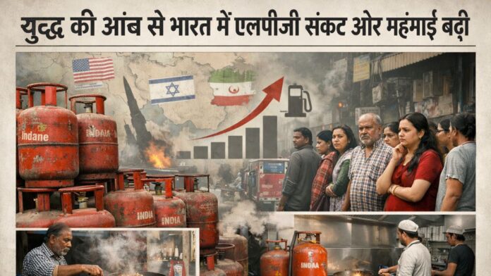 युद्ध की आंच से भारत में एलपीजी संकट और महंगाई बढ़ी