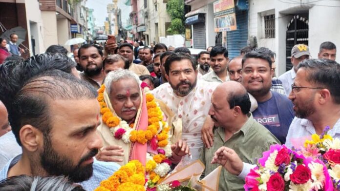 मदन कौशिक का हरिद्वार में जोरदार स्वागत, उत्साह चरम पर