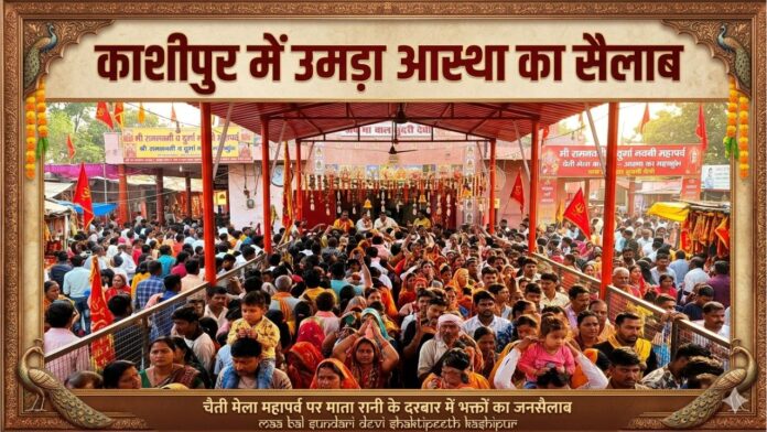 काशीपुर में उमड़ा आस्था का महाकुंभ मां के जयकारों से गूंजा दरबार