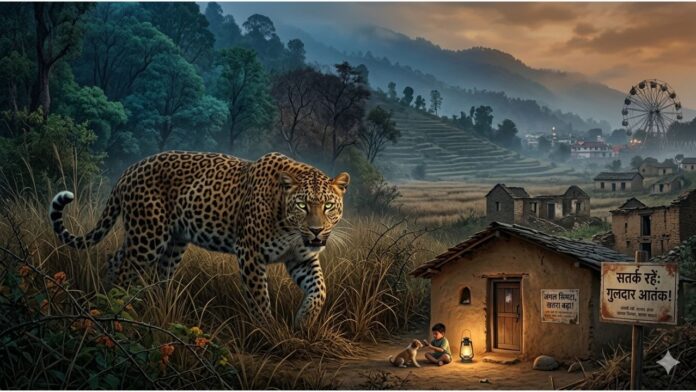 बेघर गुलदारों की भूख और सूने गांवों में मंडराता साक्षात यमराज।