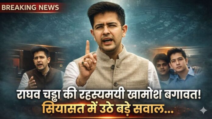 कलम के सिपाही राघव चड्ढा की रहस्यमयी खामोशी और बदली राह।