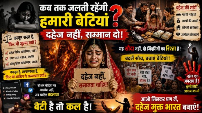 झूठे रीति-रिवाजों की आड़ में घुटता बेटियों का दम।