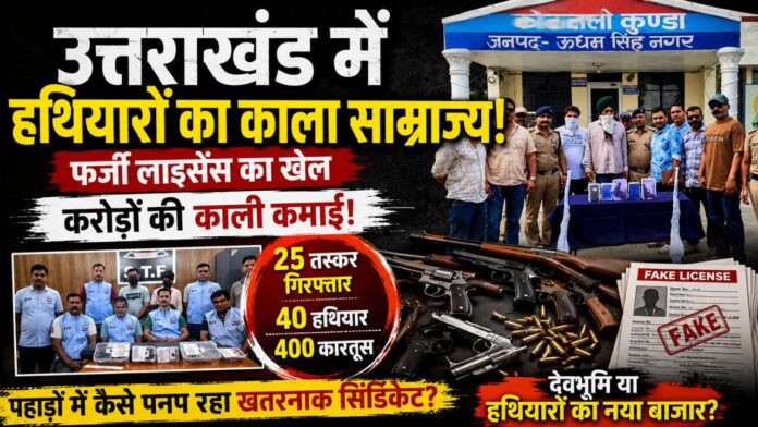 एसटीएफ के शिकंजे में हथियार माफिया का पूरा काला नेटवर्क बेनकाब