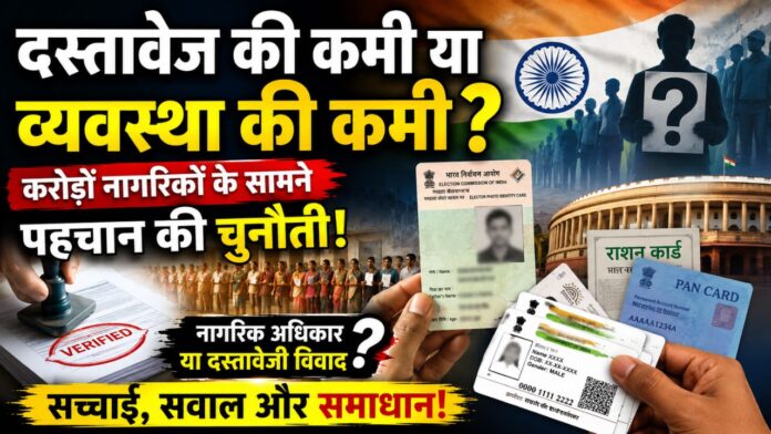 दस्तावेजों की उलझन में घिरी नागरिक पहचान पर उठते गंभीर सवाल