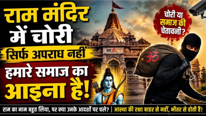 राम मंदिर चोरी ने समाज की अंतरात्मा को झकझोरा, उठे कई सवाल