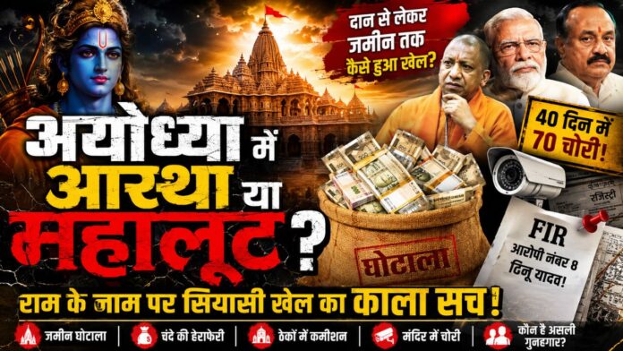 राम के नाम पर किसने लूटी आस्था और जनता की कमाई