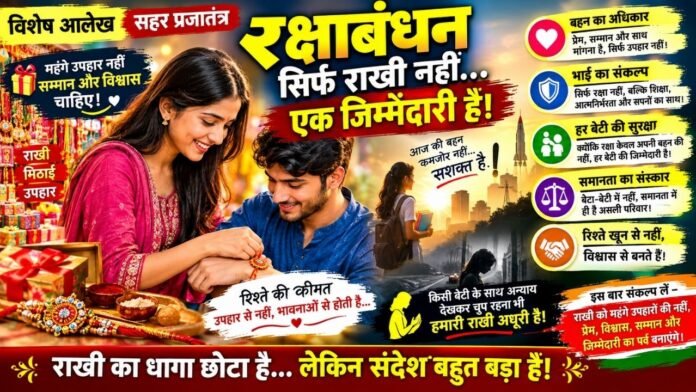 राखी का धागा नहीं, बहन का भरोसा भाई की ताकत